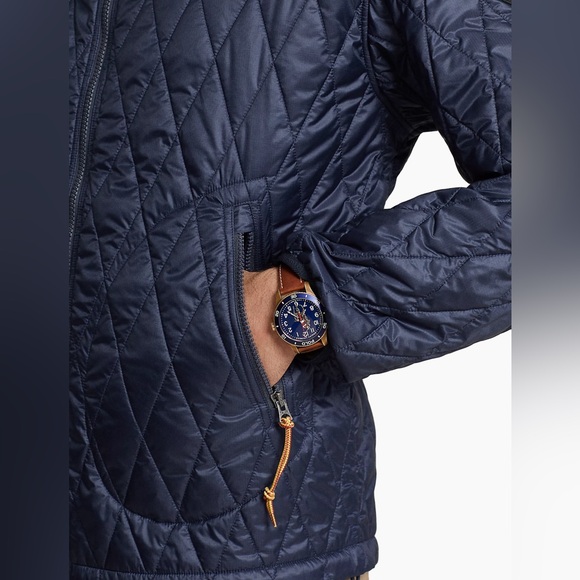 NWT! Polo by Ralph Lauren  Holborn Quilted Hooded Jacket Men’s Size L Navy - Picture 6 of 15